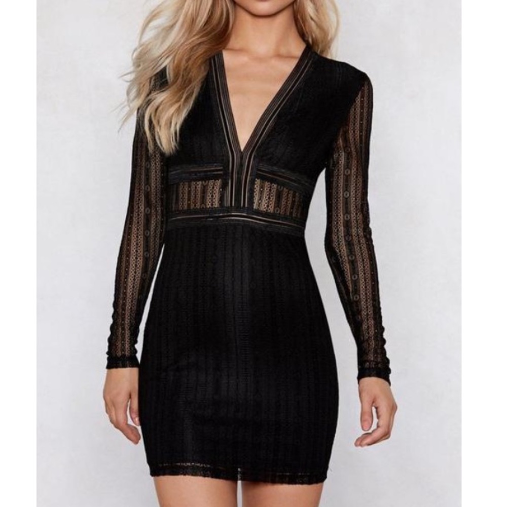 Romantic Black Lace Dress